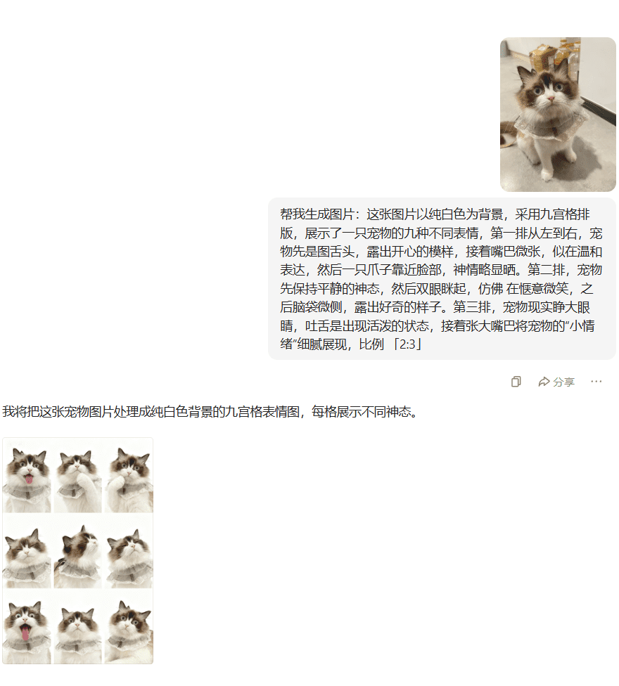 谁家的小猫还没有九宫格的表情包啊？提示词来啦！